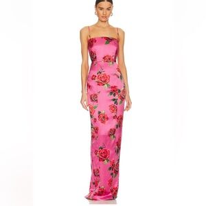 Sofia Dress in Pink Multi